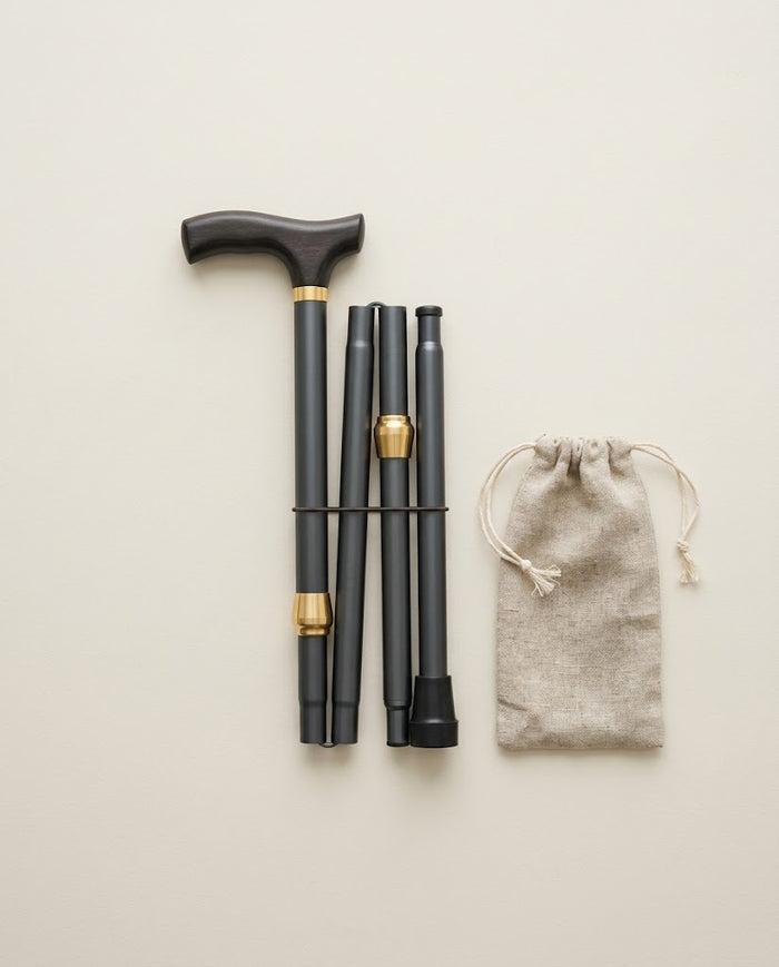 Faltgehstock Messing-Hülse